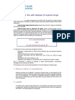 Guidelines For Expired Medicines