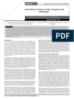 Disinvestment Policy in India: Progress and Challenges: Management