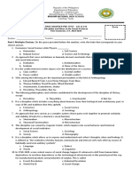 Part I: Multiple Choices. On The Space Provided Before The Number, Write The Letter That Corresponds To Your