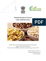 Reading Manual For Popcorn Under PMFME Scheme