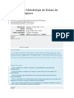 Conteúdos e Metodologia Do Ensino Da Língua Portuguesa RESPOSTAS