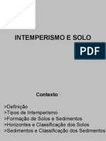 INTEMPERISMO E SOLO (Aula Apost.)