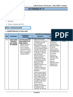 Actividad Del Dia 06 de Junio