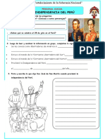 Ficha Proclamación de La Independencia y Simbolos