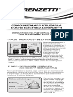 Como Instalar y Utilizar Ducha Electrica Lorenzetti TR78513