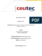 Aporte Al Foro, Semana 4, Estados Financieros para Entidades No Lucrativas