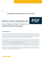 Administracion de Empresas Presencial Utpl