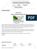 U2 - Quiz 2 Unidad 2 Sistema de Números Reales - Matematica Aplicada I