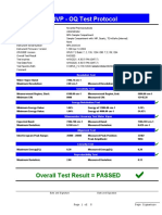 OVP - OQ Test Protocol: Overall Test Result PASSED