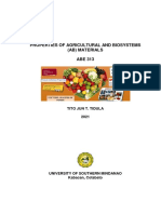 ABE 313 Properties of AB Materials Module 4