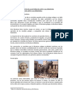 Tema 2. Principales Hitos en La Historia Del Arte y La Literatura - El Camino Historico Del Arte y La Literatura