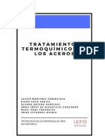 Tratamientos Termoquímicos de Los Aceros