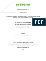 El Análisis Del Enfoque de Competitividad en Una Empresa en El Sector de Productos de Consumo Masivo en El País