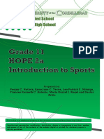 HOPE 2A MODULE 1 Introduction To Sports