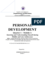 Personal Development: Quarter 1 - Module 1