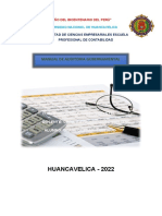 Huancavelica - 2022: Manual de Auditoria Gubernamental