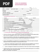 Ficha de Anamnese Micropigmentação RBKollors