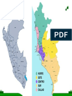 Mapa Peru en El Ambito de Las Drogas