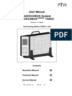 User Manual Quickcheck System Quickcheck T42031: and Docking Station T42031.1.100