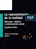 Potter, Jonathan - La Representacion de La Realidad