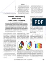 Nonlinear Dimensionality Reduction by Locally Linear Embedding