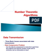 Number Theoretic Algorithms