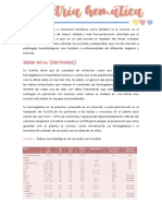 Biometría Hemática y Química Sanguínea