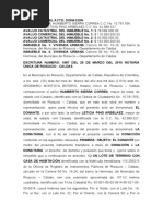 ESCRITURA PUBLICA DE DONACIÓN No. 1987 HUMBERTO SIERRA CORREA - LETICIA PINO ARBELAEZ