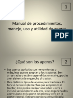 Manual de Procedimientos J Manejo J Uso y Utilidad de Aperos (SEMANA 10 Y 11)