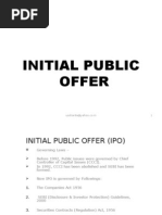 Initial Public Offer (Ipo)