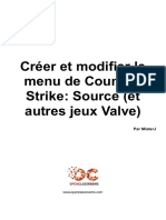 Creer Et Modifier Le Menu de Counter Strike Source Et Autres Jeux Valve