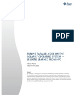 Tuning Parallel Code On The Solaris™ Operating System - Lessons Learned From HPC