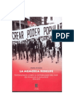 Mario Amorós. La Memoria Rebelde. Sobre Exterminio Del MIR