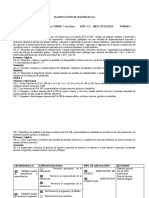 Planificación de Matemáticas