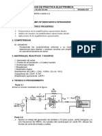 Practica 2 Amp-Op Derivador e Integrador