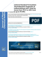 Formulation For The Thermodynamic Properties of HFC-134a