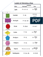 Áreas y Perímetros de Fíguras Planas