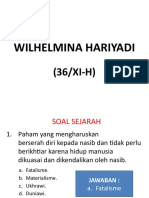 SOAL Sejarah Pembaharu