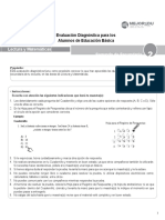 Prueba 2do Grado de Secundaria