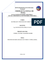 Procesos de Mecanizado de Torno y Cepilladora