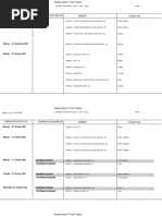 Ordinary Level Final 2022 Time Table