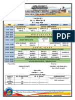 Individual Class Program Angela Rulete 2020 2021