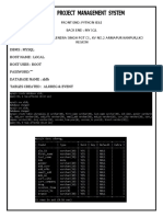 Alumni Project Management System