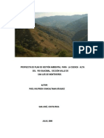 PLan de Gestiòn Ambiental de La Cuenca Alta Del Rìo Guacimal. Costa Rica