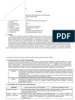 Silabos de CIENCIA Y EPISTEMOLOGÍA (II-S-2021