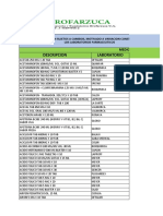 Revisa Esta Lista de Precio Drofarzuca Actualizada 19-1-2022