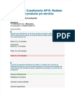 PDF Ap10 Ev02 Cuestionario Ap10 Realizar Pruebas Del Producto Yo Servicio - Compress