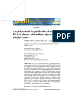 A Rapid Protocol For Purification of Total RNA