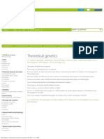 IB Biology Notes - 43 Theoretical Genetics