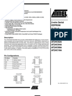 2-Wire Serial Eeprom: Features